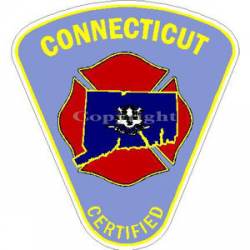 Connecticut Certified Firefighter - Sticker