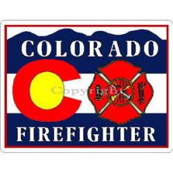 Colorado Firefighter - Sticker