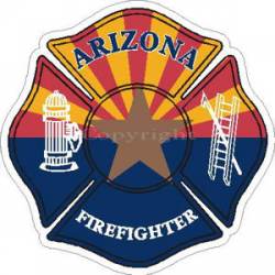 Arizona Firefighter - Sticker