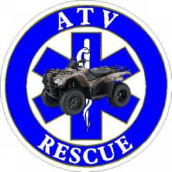 ATV Rescue Star of Life - Sticker