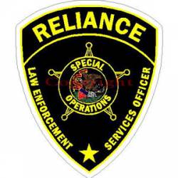 Reliance Law Enforcement Services Officer  - Sticker