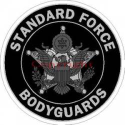 Standard Force Bodyguards Subdued - Sticker