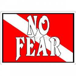 No Fear Diver - Sticker