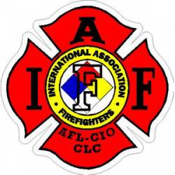Haz-Mat IAFF International Association Firefighters  - Sticker