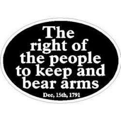The Right of The People To Keep and Bear Arms - Sticker