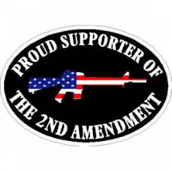 Proud Supporter of the Second Amendment - Sticker