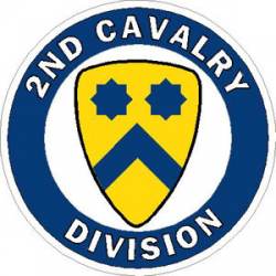 U.S. Army 2nd Cavalry Division - Sticker