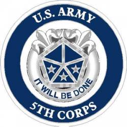 U.S. Army 5th Corps  - Sticker