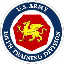 U.S. Army 108th Training Division - Sticker