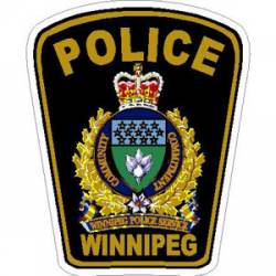 Winnipeg Canada Police Dept - Sticker