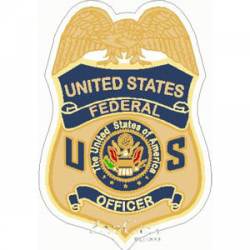 Federal Officer Badge - Sticker
