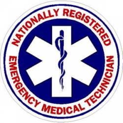 NREMT Nationally Registered Emergency Medical Technician - Sticker
