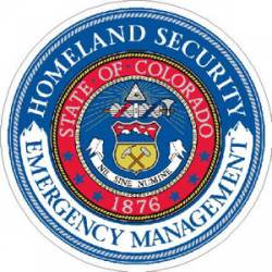 Colorado Homeland Security Emergency Management - Sticker