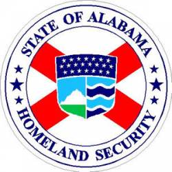 State Of Alabama Homeland Security - Sticker