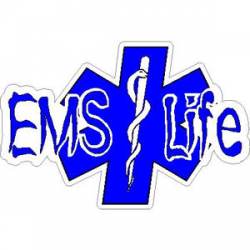 EMS Life Star Of Life - Sticker