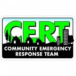 CERT Community Emergency Response Team - Sticker
