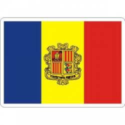 Andorra Flag - Rectangle Sticker