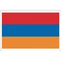 Armenia Flag - Rectangle Sticker