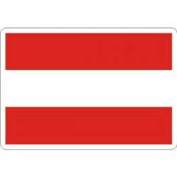 Austria Flag - Rectangle Sticker