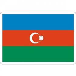 Azerbaijan Flag - Rectangle Sticker