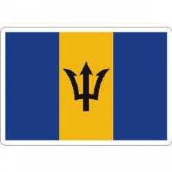 Barbados Flag - Rectangle Sticker