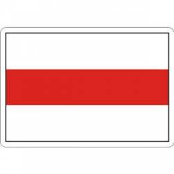 Former Belarus Flag - Rectangle Sticker