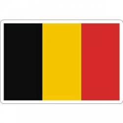 Belgium Flag - Rectangle Sticker