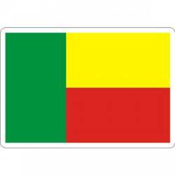 Benin Flag - Rectangle Sticker