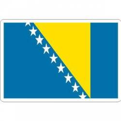 Bosnia and Herzegovina Flag - Rectangle Sticker