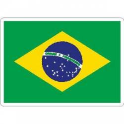 Brazil Flag - Rectangle Sticker