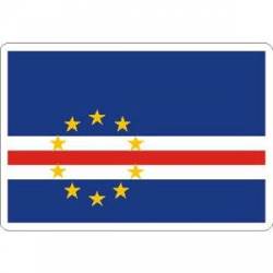 Cape Verde Flag - Rectangle Sticker