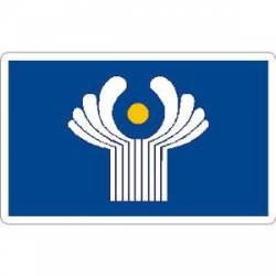 Commonwealth of Independent States Flag - Rectangle Sticker