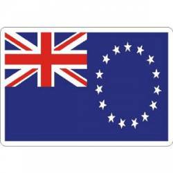 Cook Islands Flag - Rectangle Sticker