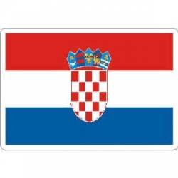 Croatia Flag - Rectangle Sticker