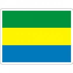 Gabon Flag - Rectangle Sticker