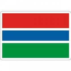 Gambia Flag - Rectangle Sticker