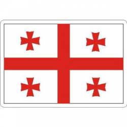 Georgia Republic Flag - Rectangle Sticker