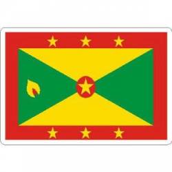 Grenada Flag - Rectangle Sticker