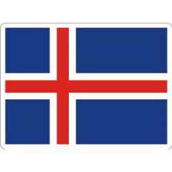 Iceland Flag - Rectangle Sticker