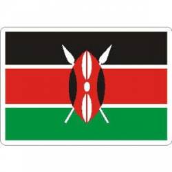 Kenya Flag - Rectangle Sticker