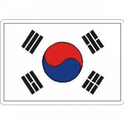 South Korea Flag - Rectangle Sticker