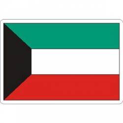Kuwait Flag - Rectangle Sticker