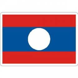 Laos Flag - Rectangle Sticker