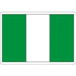 Nigeria Flag - Rectangle Sticker