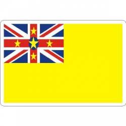Niue Flag - Rectangle Sticker