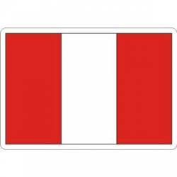 Peru Flag - Rectangle Sticker