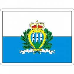 San Marino Flag - Rectangle Sticker