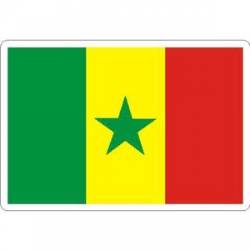 Senegal Flag - Rectangle Sticker