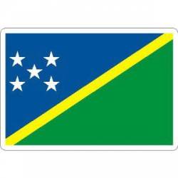 Solomon Islands Flag - Rectangle Sticker