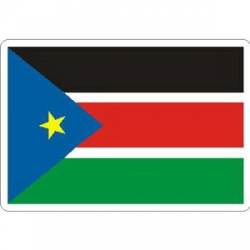 South Sudan Flag - Rectangle Sticker